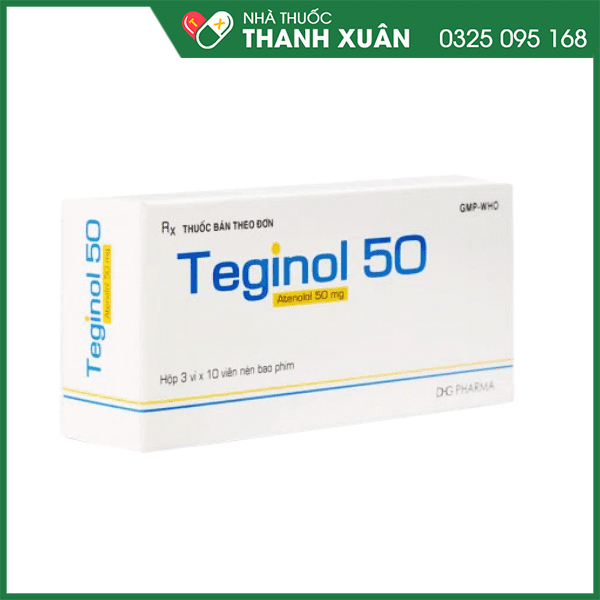 Teginol 50 thuốc điều trị tăng huyết áp hiệu quả